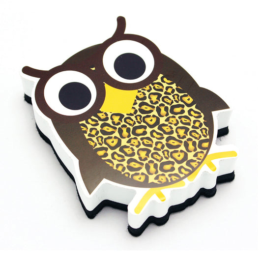 MAGNETIC WHTBOARD ERASER WISE OWL