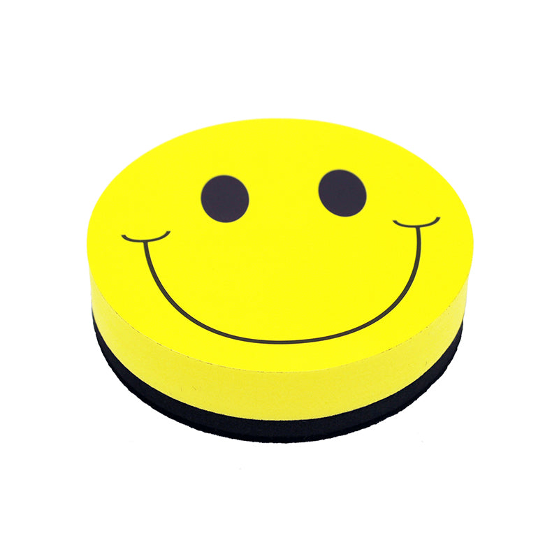 MAGNET WHITEBOARD ERASER SMILE FACE