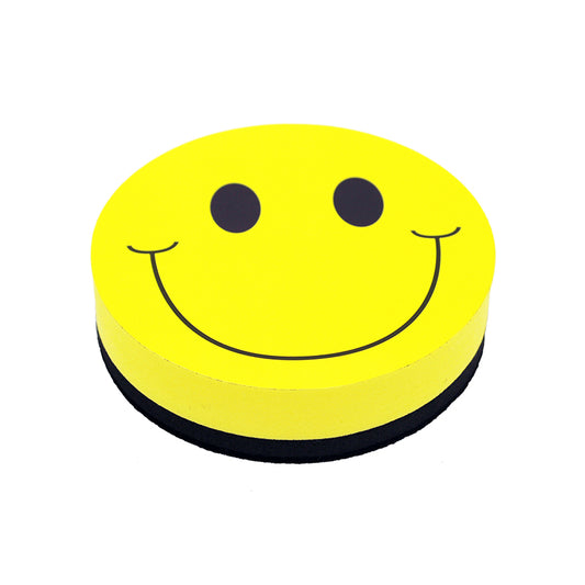 MAGNET WHITEBOARD ERASER SMILE FACE