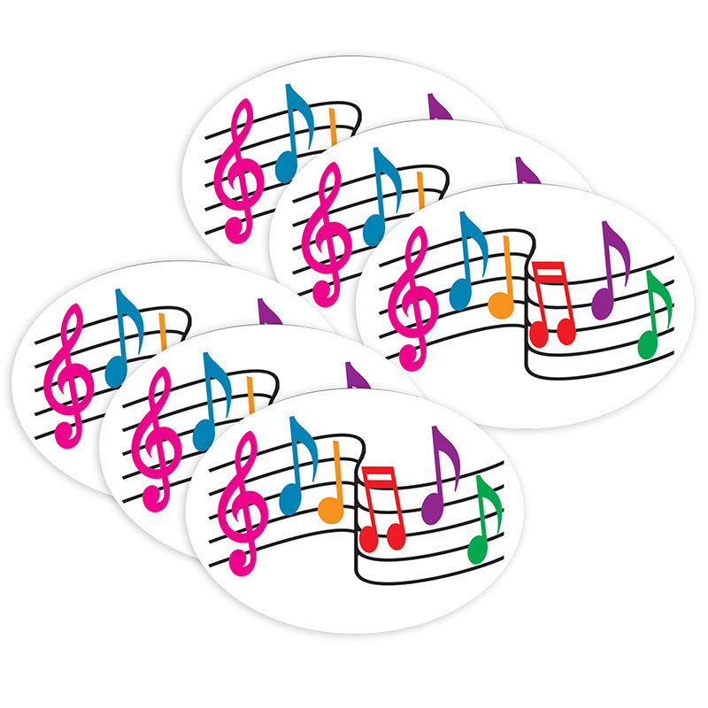 (6 EA) MAGNET ERASER MUSIC NOTE