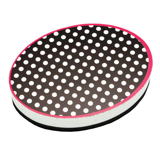 MAGNETIC WHITEBOARD ERASER BW DOTS