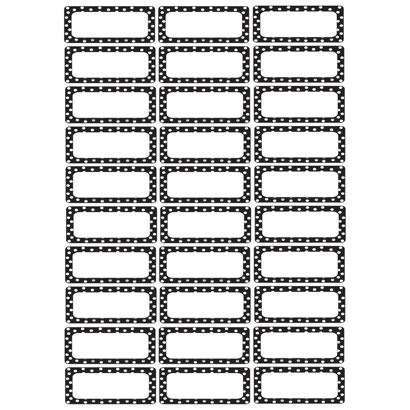 DIE CUT MAGNETS B/W DOTS