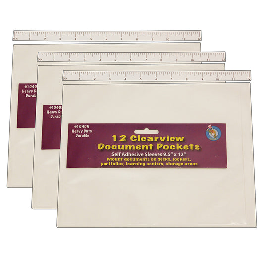 (3 PK) CLR VIEW SELF-ADHESIVE