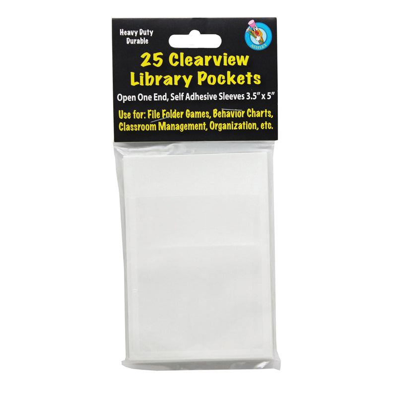 CLEAR VIEW SELF ADHESIVE POCKETS