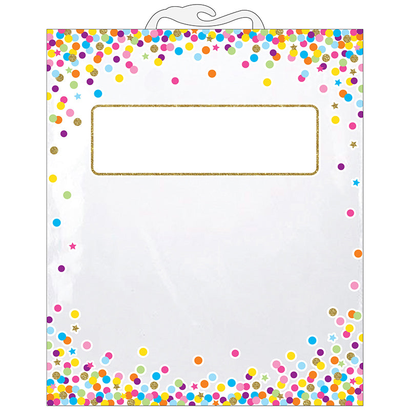 6 PK STORAGE BAG CONFETTI PATTERN