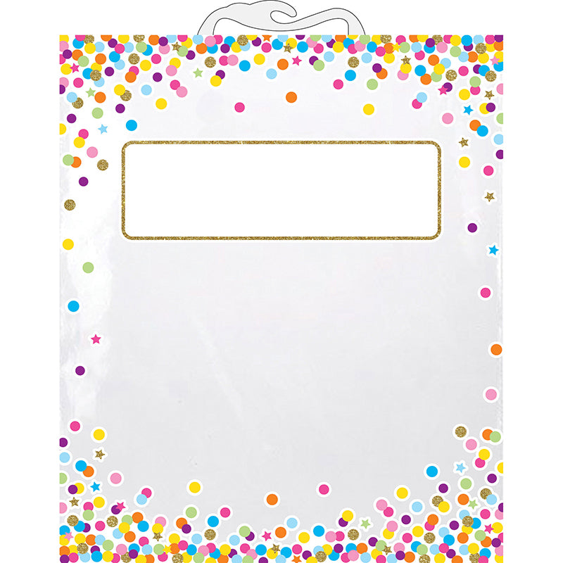 HANGING STORAGE BAG CONFETTI PATTRN