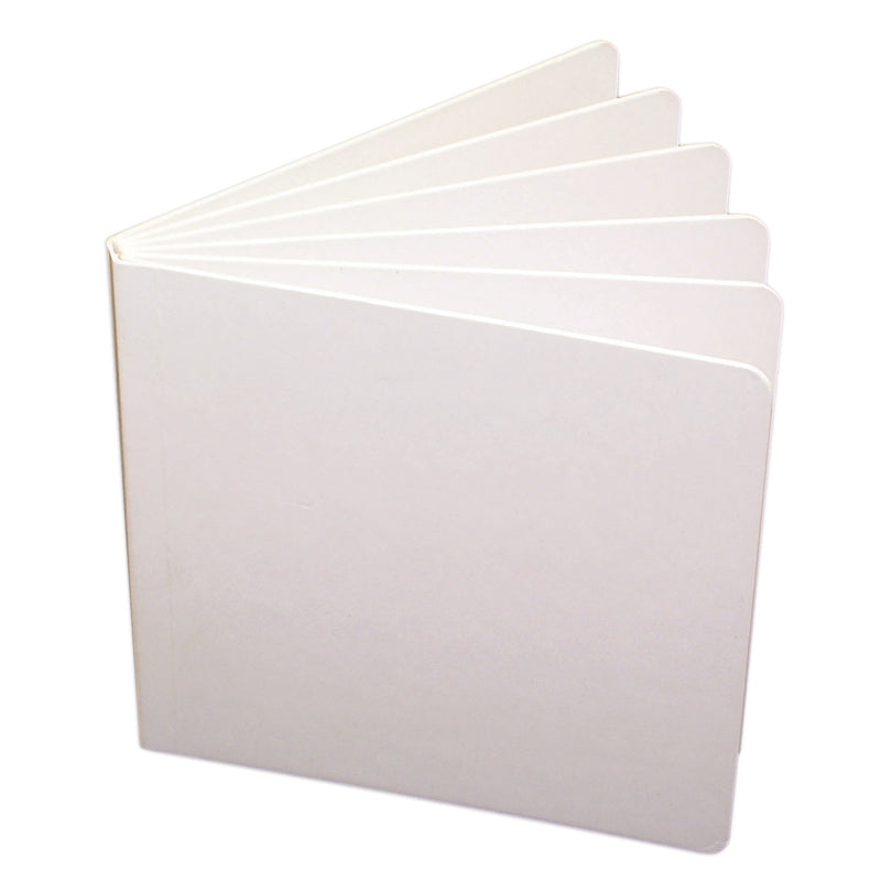 WHITE HARDCOVER BLANK BOOK 5 X 5