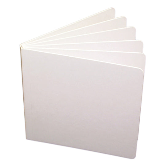 WHITE HARDCOVER BLANK BOOK 5 X 5