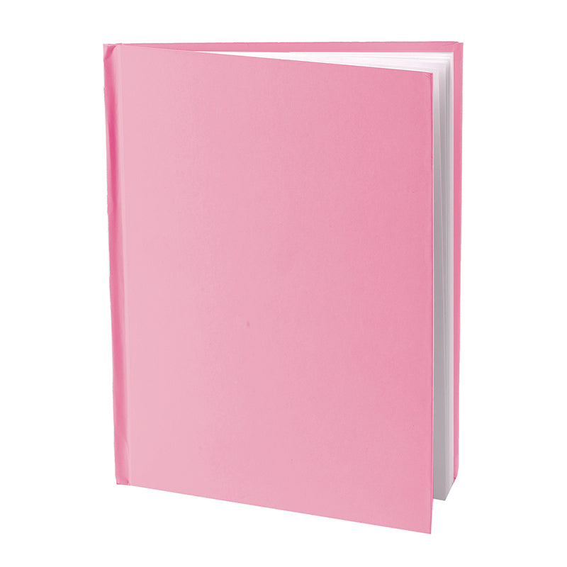 PINK BLANK HARDCOVER BOOK 11X8.5IN