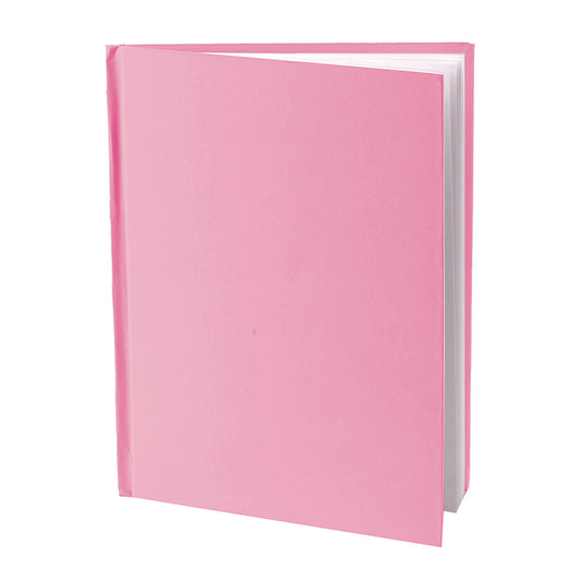 PINK BLANK HARDCOVER BOOK 11X8.5IN