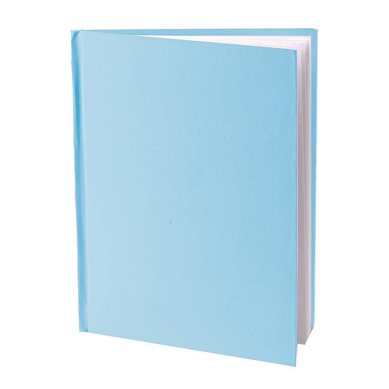 BLUE BLANK HARDCOVER BOOK 11X8.5IN