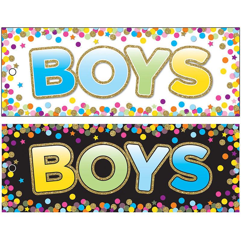 BOYS PASS 9 X 35 CONFETTI LAMINATED