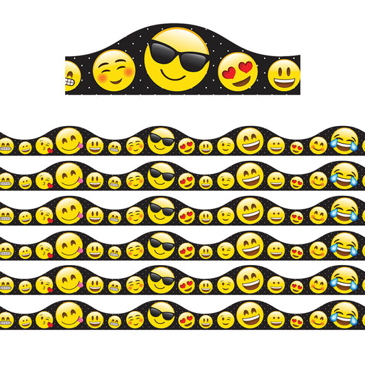 (6 PK) EMOJIS MAGNETIC BORDER