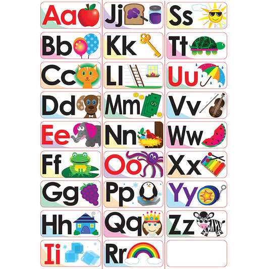 ABC PICTURE WORDS DOUBLE SIDED