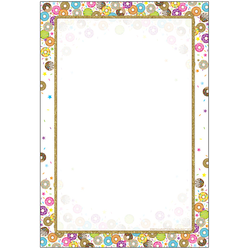 DONUTFETTI BLANK 13 X 19 CHART