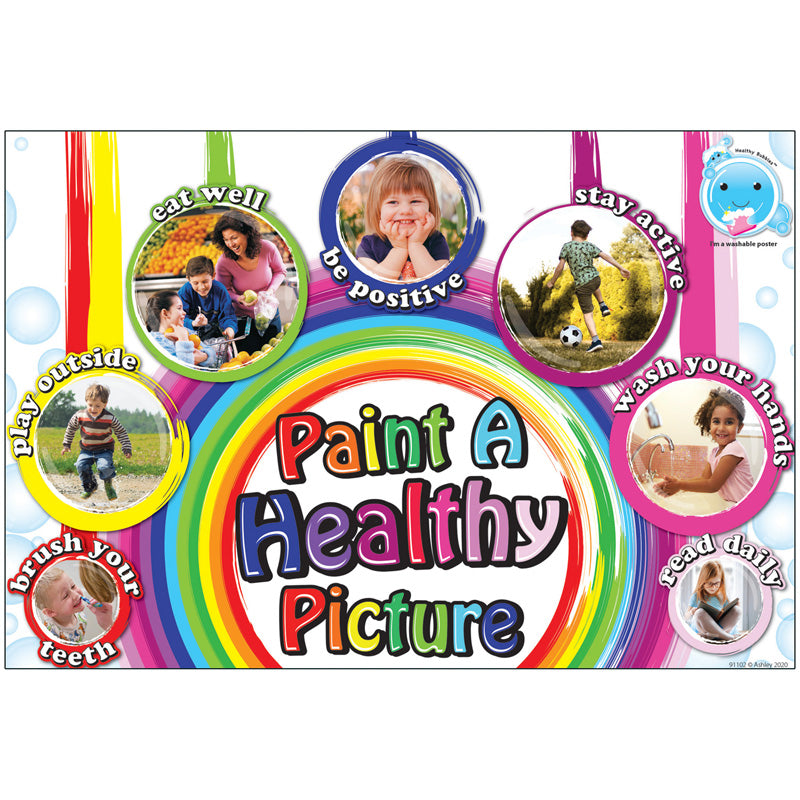 CHART 13X19 PAINT A HEALTHY PICTURE