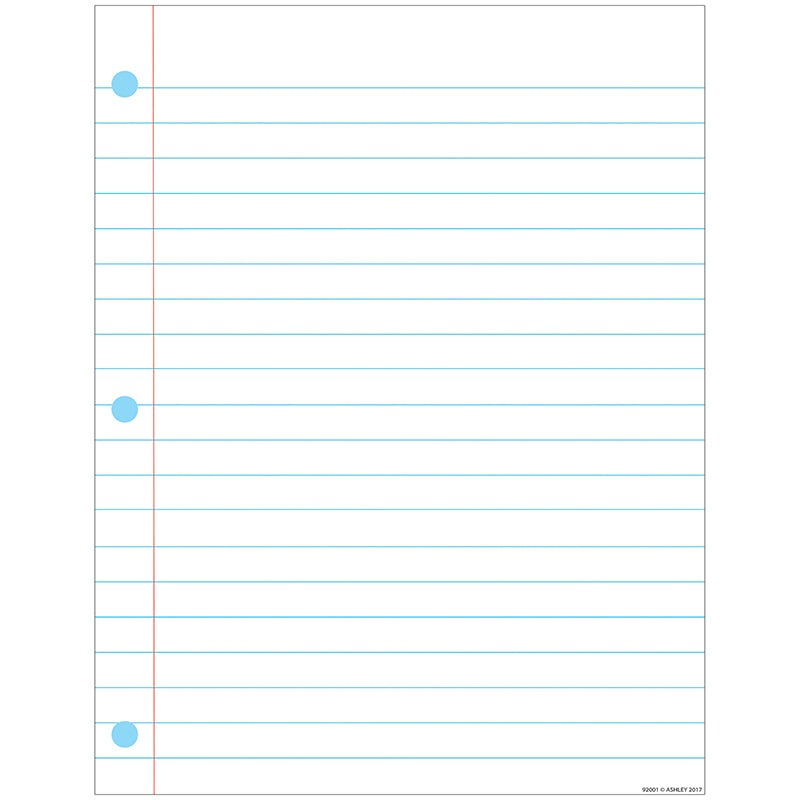 NOTEBOOK PAPER 17X22 CHART