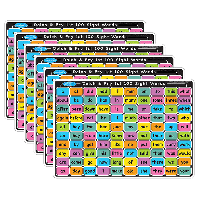 (6 EA) SIGHT WORDS ENGLISH 2-SIDED