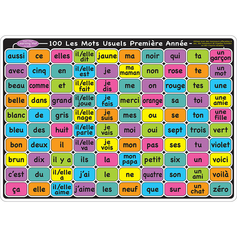 FRENCH SIGHT WORD GR 1-2 MAT 2 SIDE