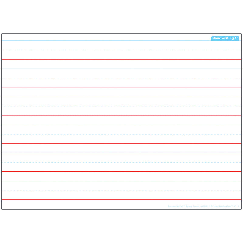 HANDWRITING SPACE SAVERS POSTERMAT