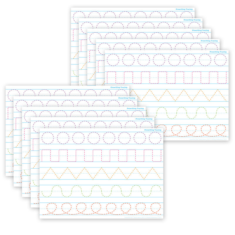 10 PK POSTERMAT PREWRITING TRACING