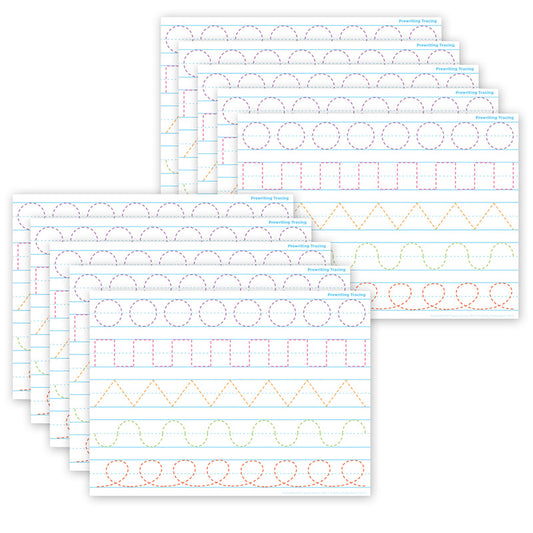 10 PK POSTERMAT PREWRITING TRACING