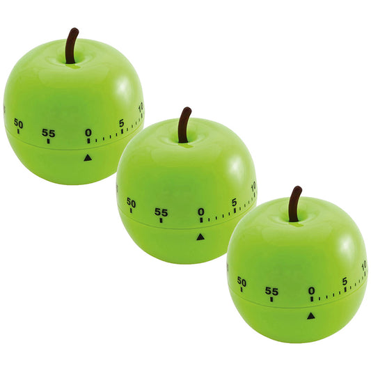 (3 EA) GREEN APPLE SHAPED TIMER