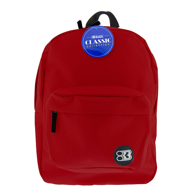 17IN BURGUNDY CLASSIC BACKPACK