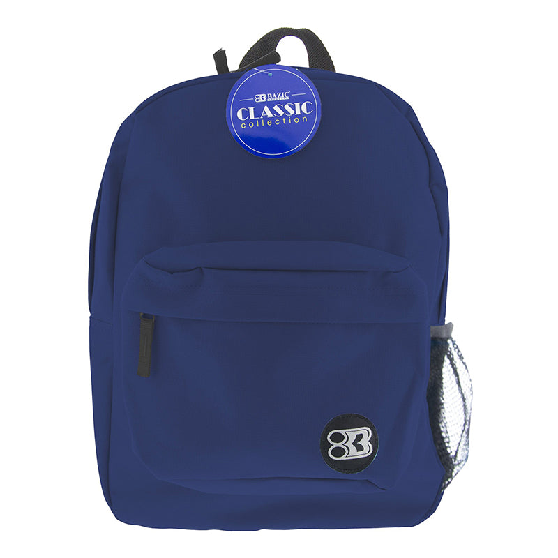 17IN NAVY BLUE CLASSIC BACKPACK