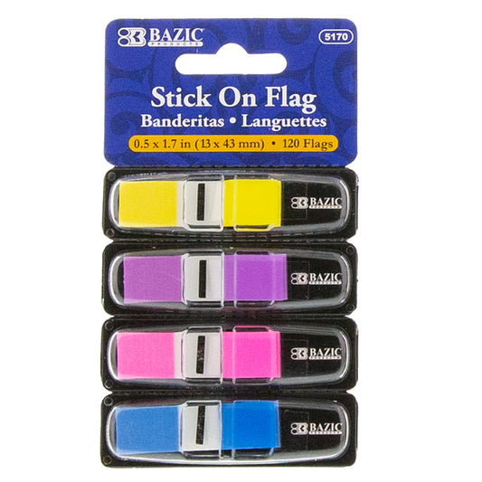 1/2IN COLOR CODING FLAGS 120CT