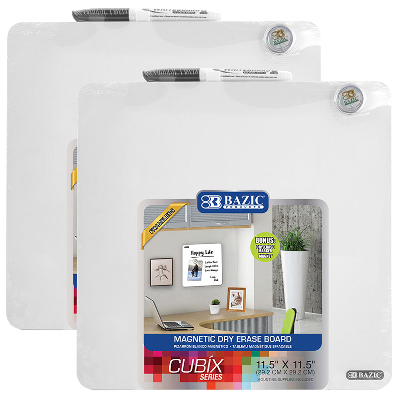 (2 EA) MAGNETIC DRY ERASE TILE