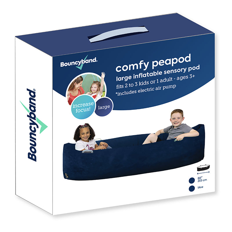 COMFY PEAPOD SENSORY POD 80IN BLUE