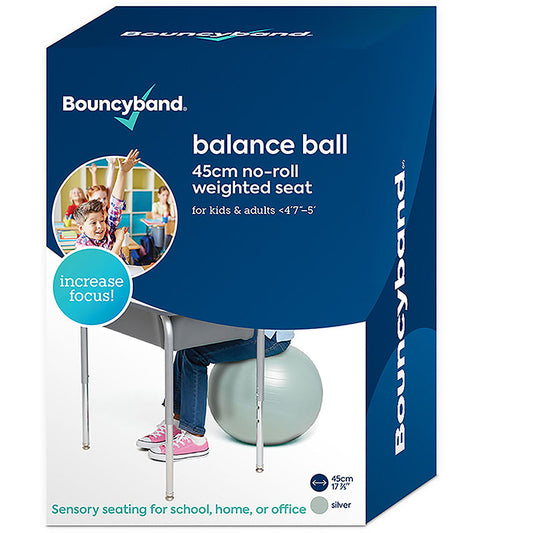 BOUNCYBAND BALANCE BALL 45CM SILVER