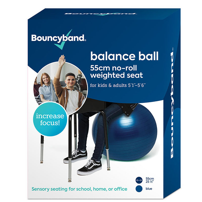 BOUNCYBAND BALANCE BALL 55CM BLUE