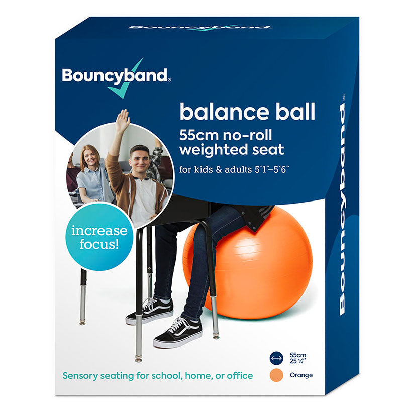 BOUNCYBAND BALANCE BALL 55CM ORANGE