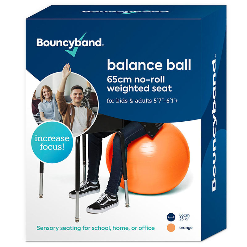 BOUNCYBAND BALANCE BALL 65CM ORANGE