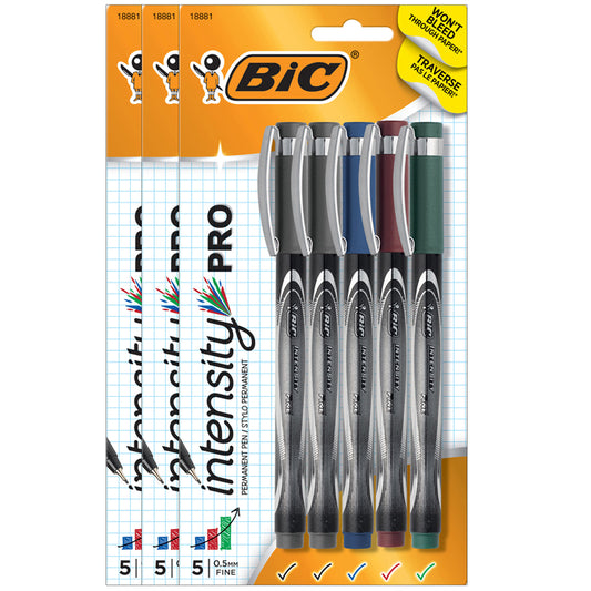 (3 PK) BIC INTENSITY MARKER PENS