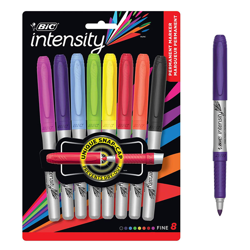 BIC INTENSITY PERMANENT MARKERS 8CT