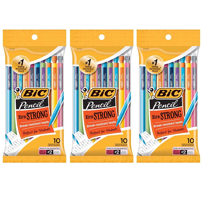 (3 PK) BIC MECHANICAL PENCILS 0.9MM