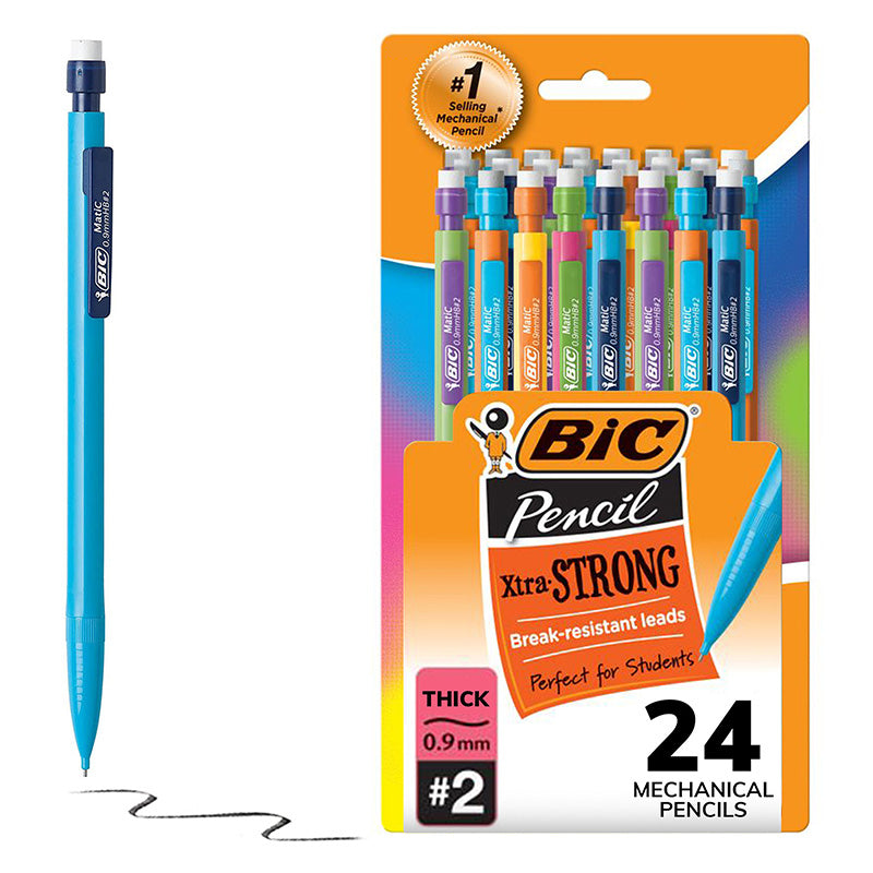 BIC 24CT XTRA-STRONG MECHAN PENCIL