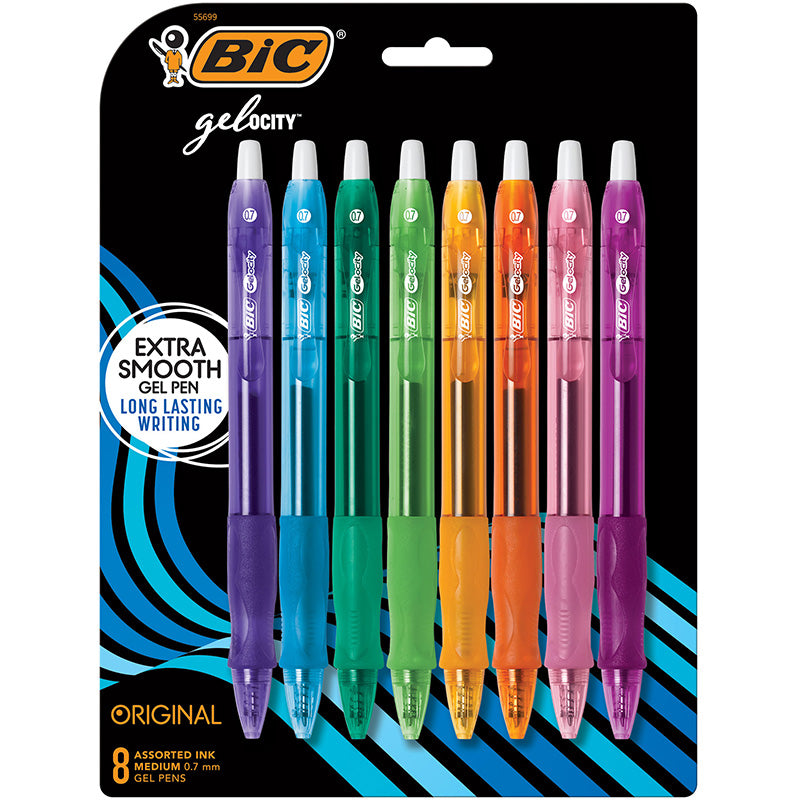 GELOCITY 8CT ASST MED RETRACT PENS