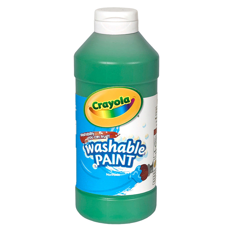 CRAYOLA WASHABLE PAINT 16 OZ GREEN