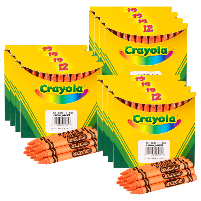 (12 BX) CRAYOLA BULK CRAYONS 12CT