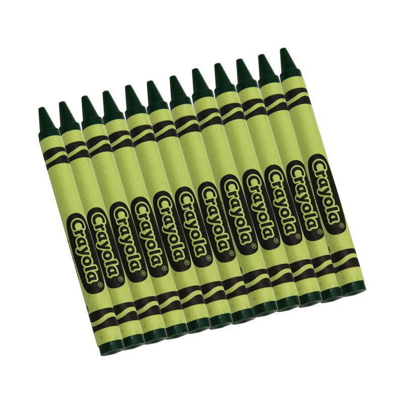 CRAYOLA BULK CRAYONS 12 COUNT GREEN