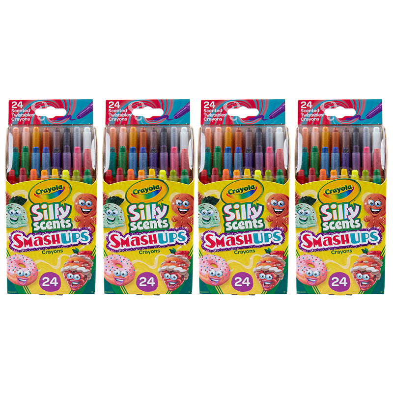 (4 BX) 24CT SCENTED MINI CRAYONS