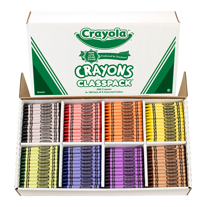 CRAYOLA CRAYONS CLASSPACKS 8 COLOR