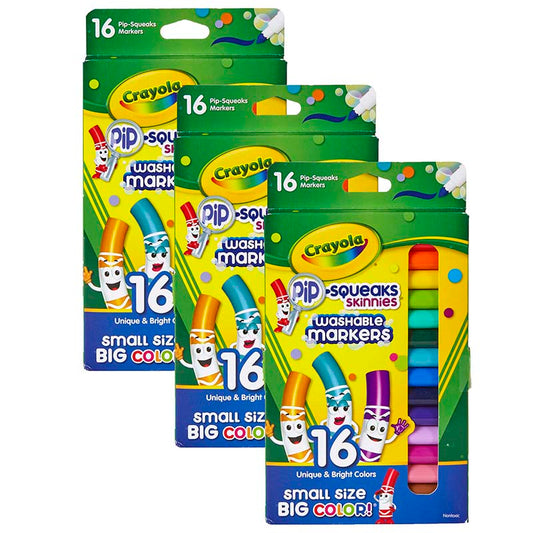(3 PK) 16 CT PIP SQUEAKS SKINNIES
