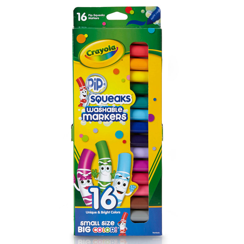 PIP SQUEAKS MARKERS 16 CT SHORT