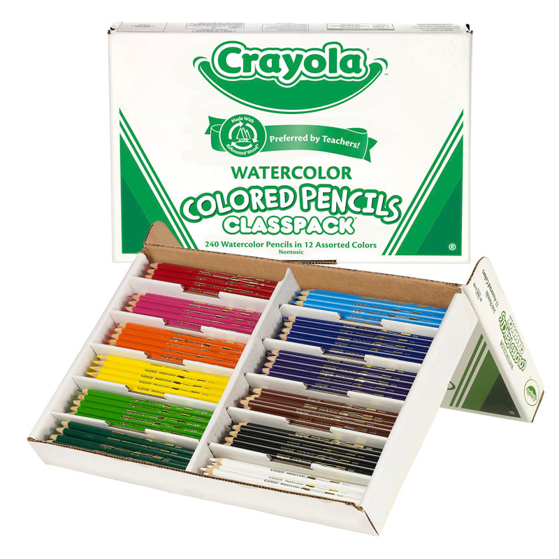 CRAYOLA WATERCOLOR PENCIL 240 CT