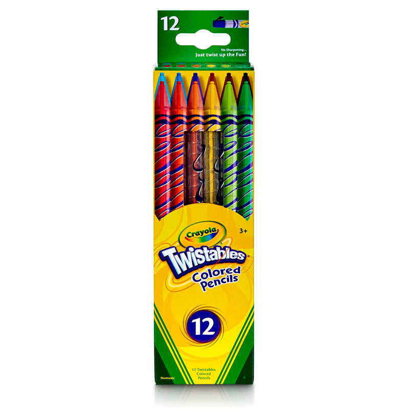 CRAYOLA TWISTABLES 12 CT COLORED